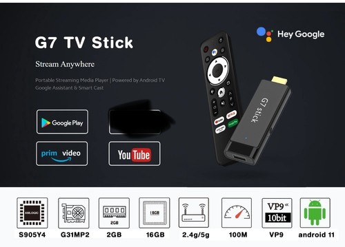 Stick amlogic s905y4 - tv,