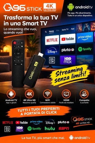 Stick telecomando smart tv - stick,