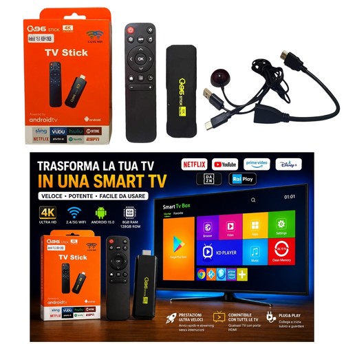 Box stick android 15 8k - box,