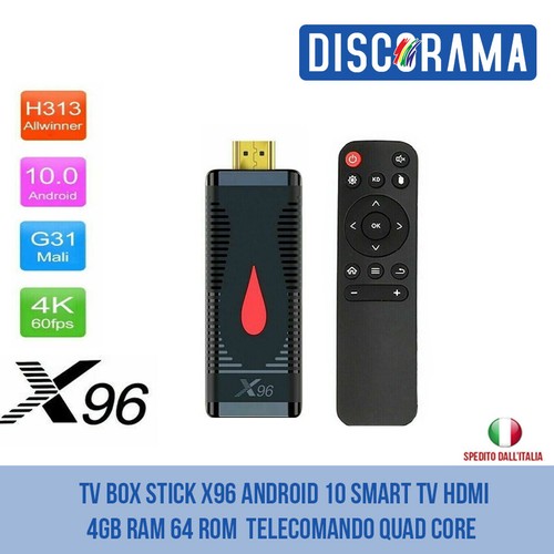 Box stick x96 android 10 - tv,