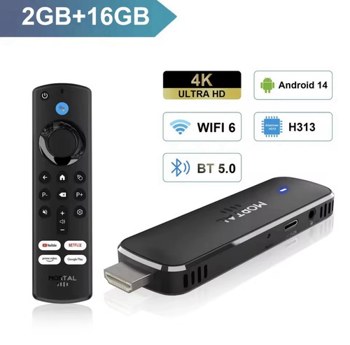 Stick android q8 4k - 14,
